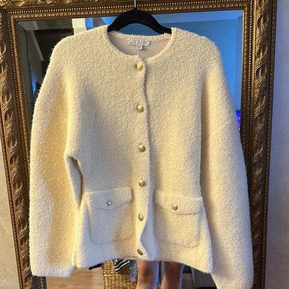 J. Crew Jackets & Blazers - J.Crew Cinched-Waist Sweater-Jacket sz small